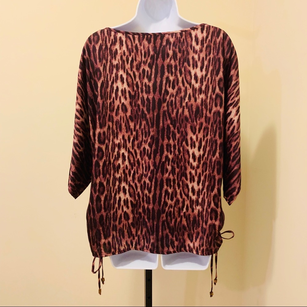 Micheal Kors Leopard Blouse🐆 - Picture 2 of 5
